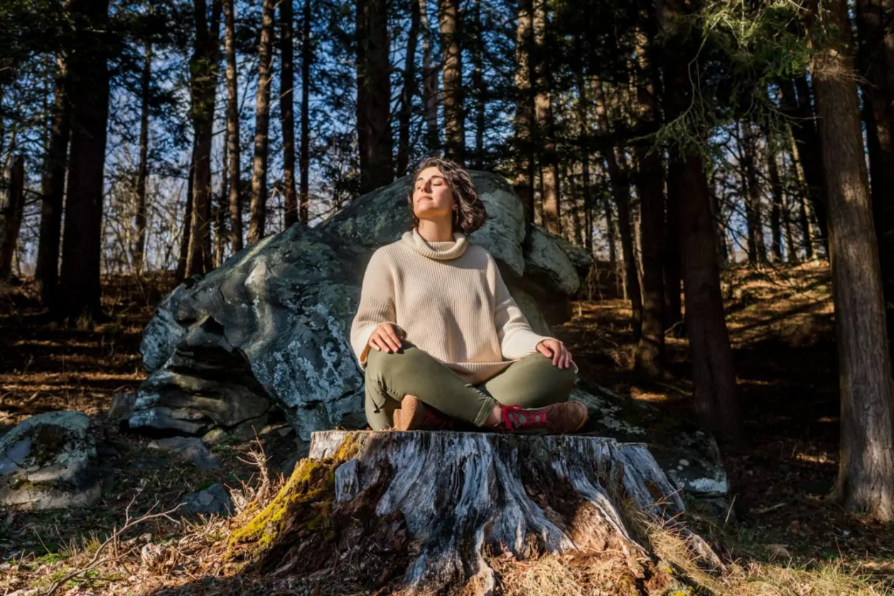 Meditation in nature